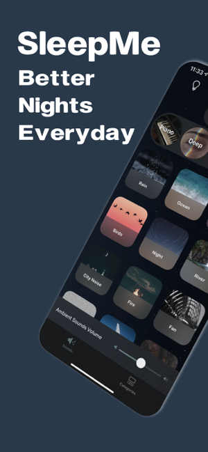 ‎SleepMe:  Sleep Sounds Screenshot