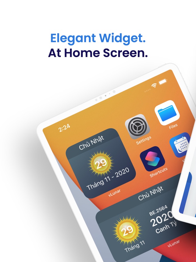 vLunar - Âm lịch widget