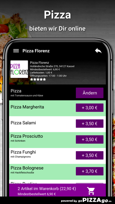 Pizza Florenz Kassel screenshot 5