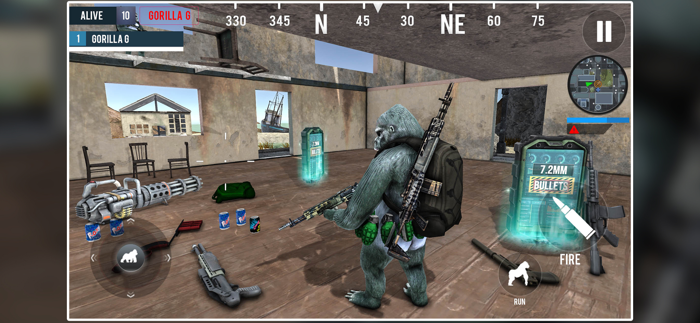 Gorilla Battle Royale Shooting