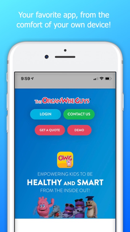 The OrganWise Guys App