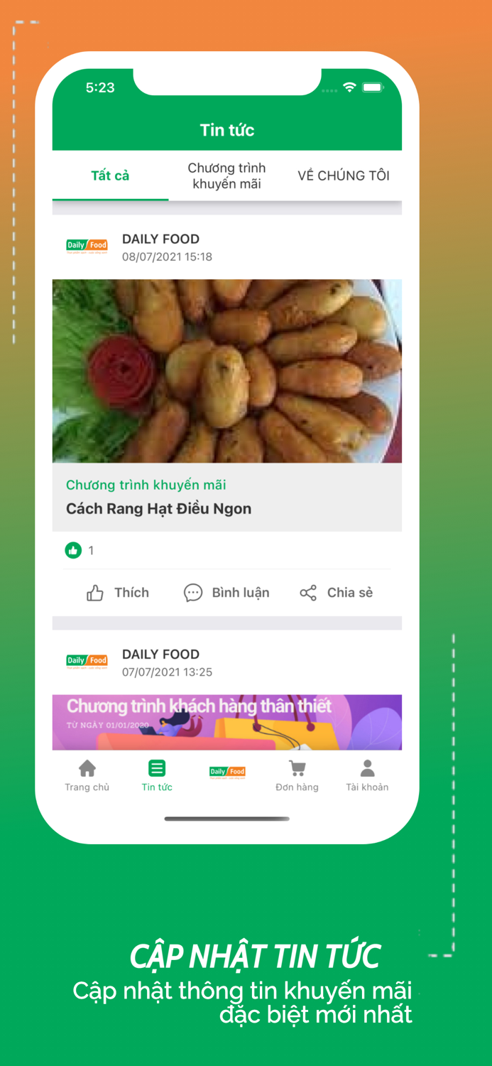 Daily Food-Ngon Sạch Mỗi Ngày