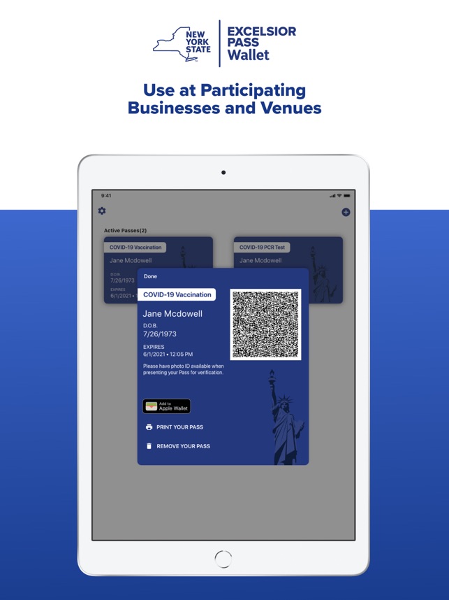 Nys Excelsior Pass Wallet On The App Store