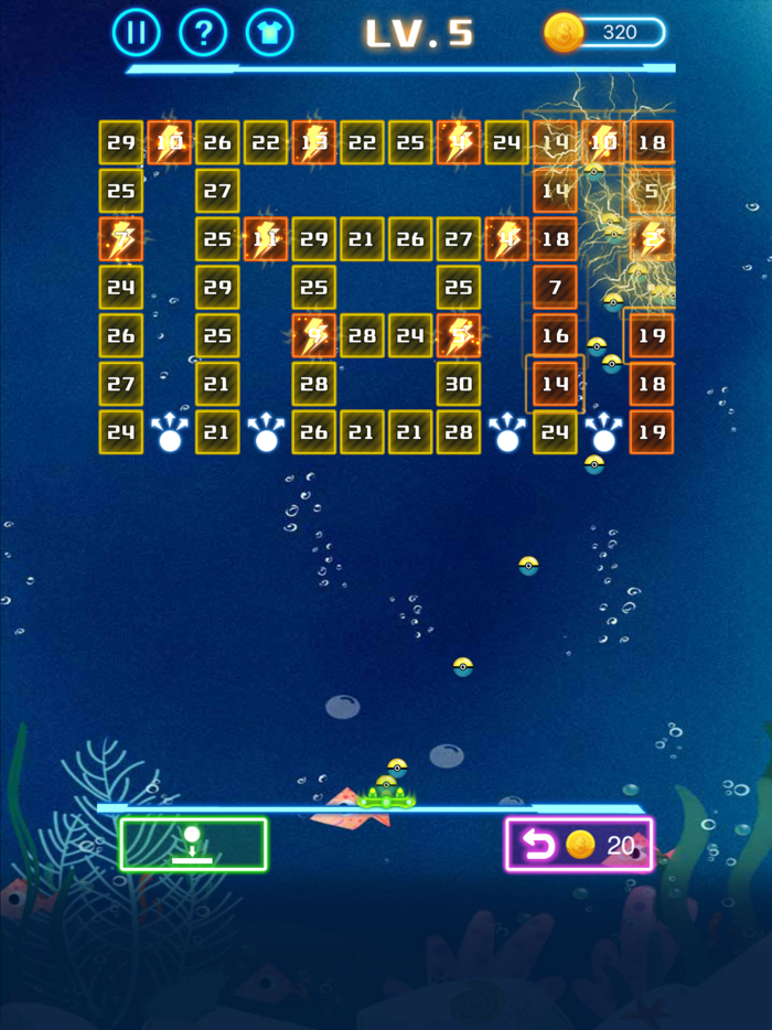 弹球弹不停 - 打砖块小游戏