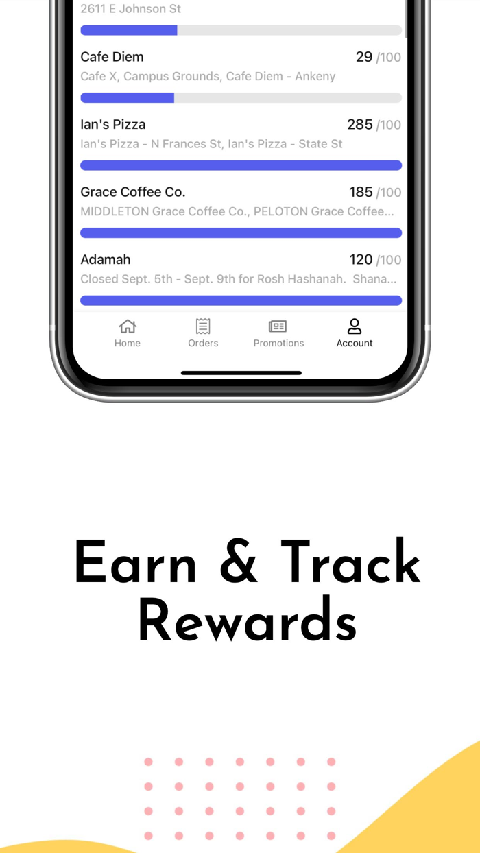 Dripos - Order Ahead  Rewards