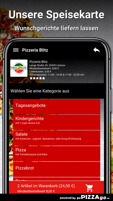 Pizzeria Blitz Lüchow screenshot 4