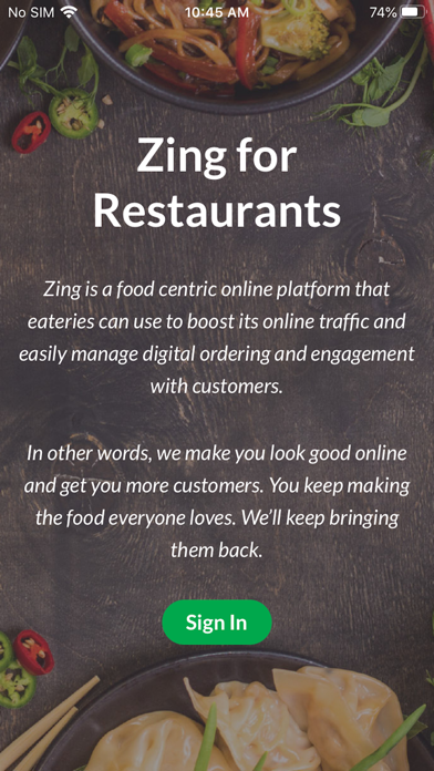 ZingForRestaurants