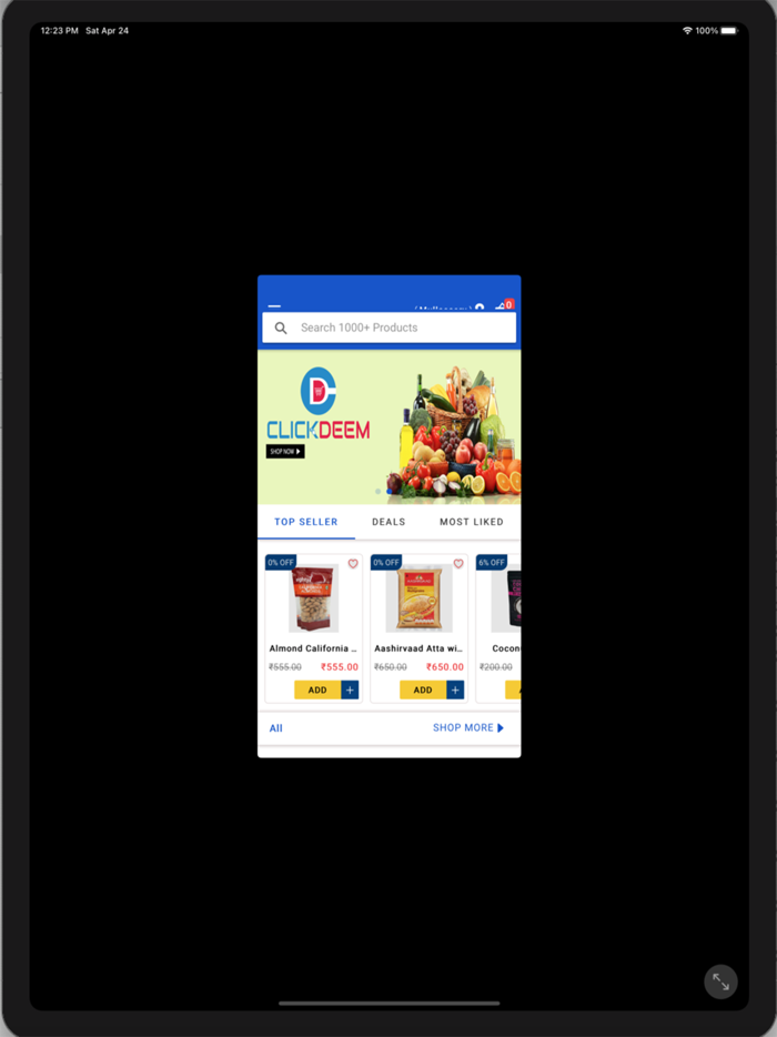 Click Deem Customer App
