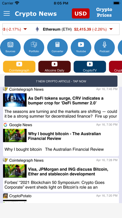 Bitcoin & Crypto World News screenshot 2
