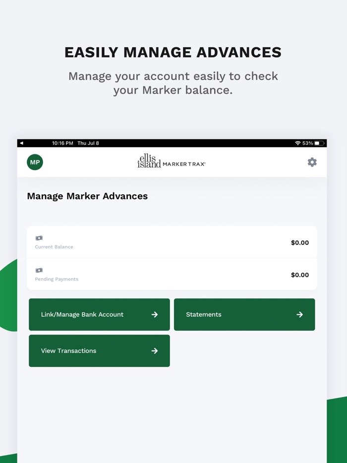 Ellis Island Marker Trax