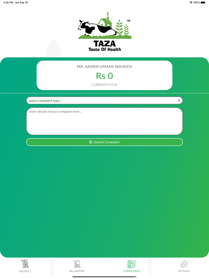 Taza - Taste of Health