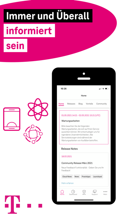 Open Telekom Cloud AppScreenshot von 1