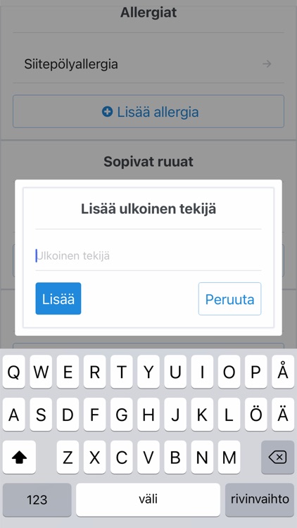 Oirepäiväkirja screenshot-5