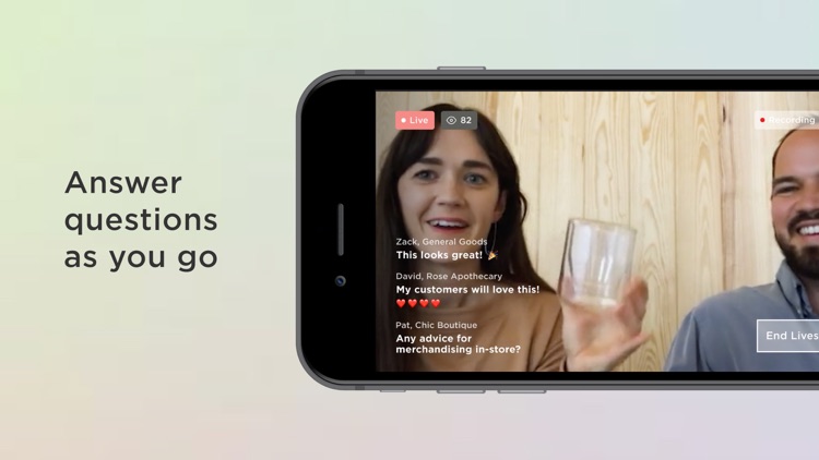 Faire Live: Livestreaming