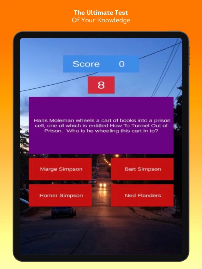 Trivia for The Simpsons