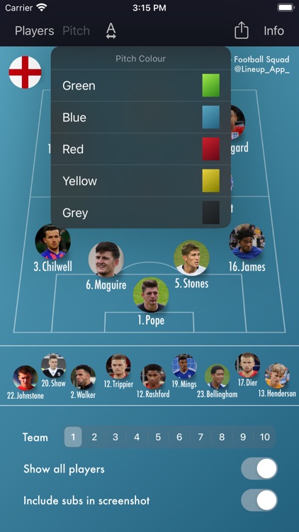 Lineup - Football Squad screenshot-5