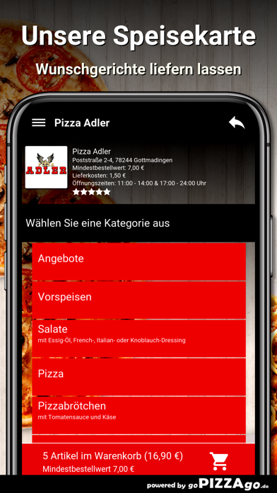 Pizza-Adler Gottmadingen screenshot 4