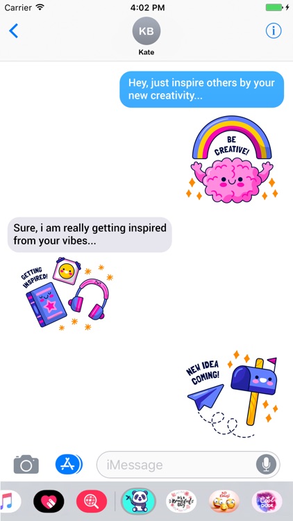 Cuteness Sticker For iMessage screenshot-3