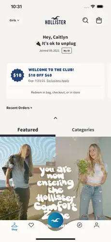 Screenshot 1 Hollister So Cal Style iphone