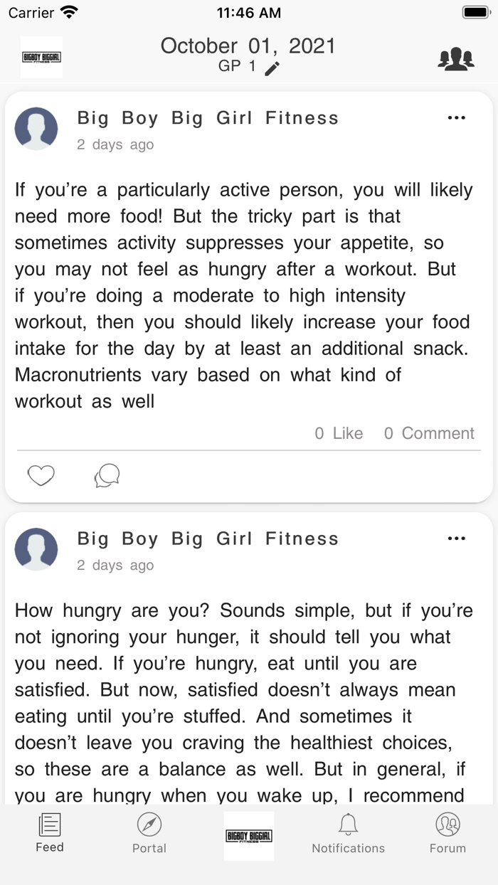 Big Boy Big Girl Fitness