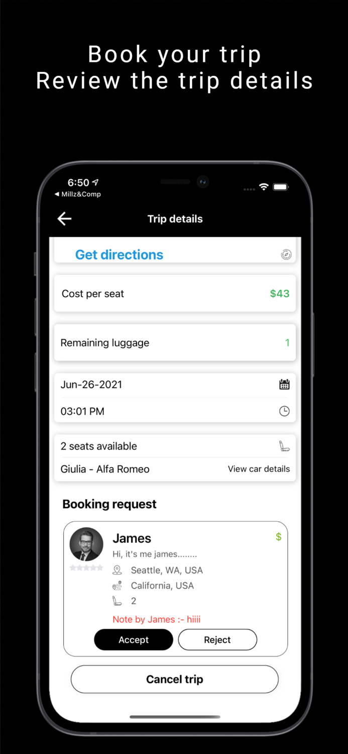 Tripick - Intercity Ride-Pool