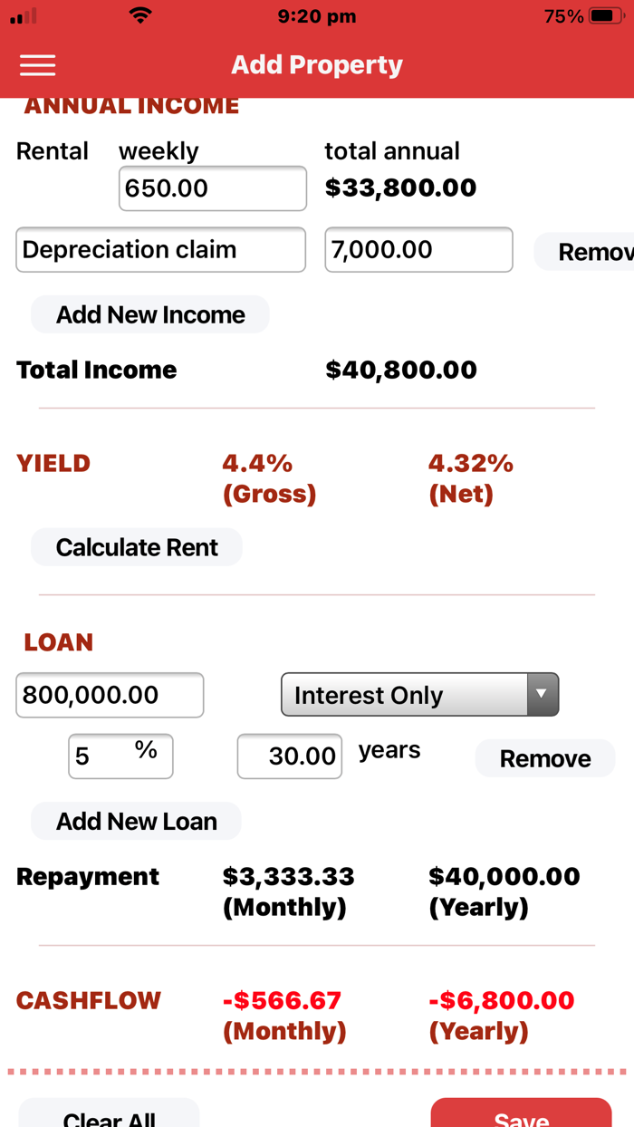 Property Yield Calculator 2.0