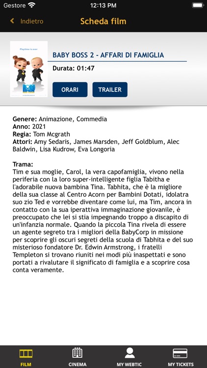 Webtic Multiplex Delle Stelle