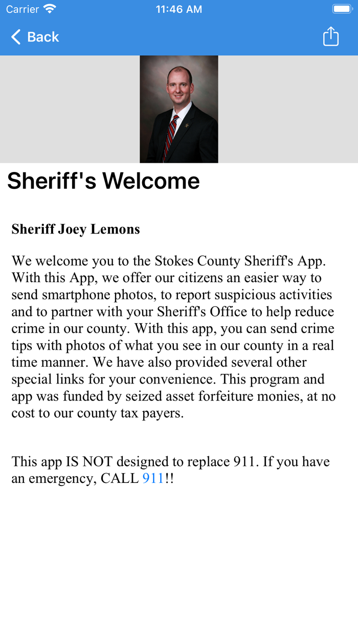Stokes County NC Sheriff