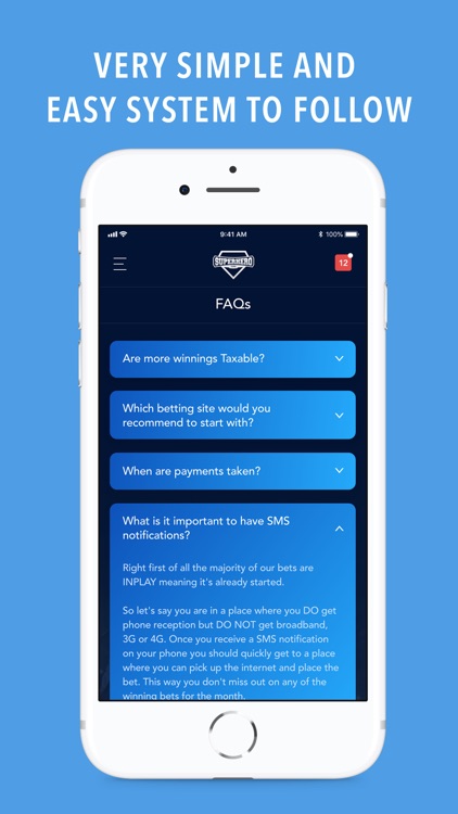 Superhero Tips Sports Betting screenshot-7