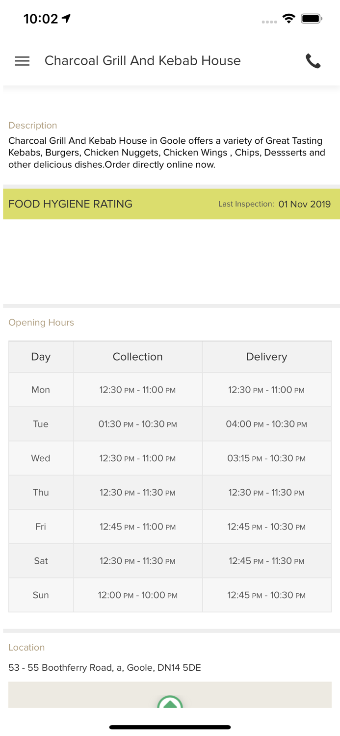 Charcoal Grill And Kebab House