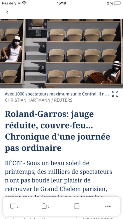 Le Figaro Sport: info résultat screenshot-1