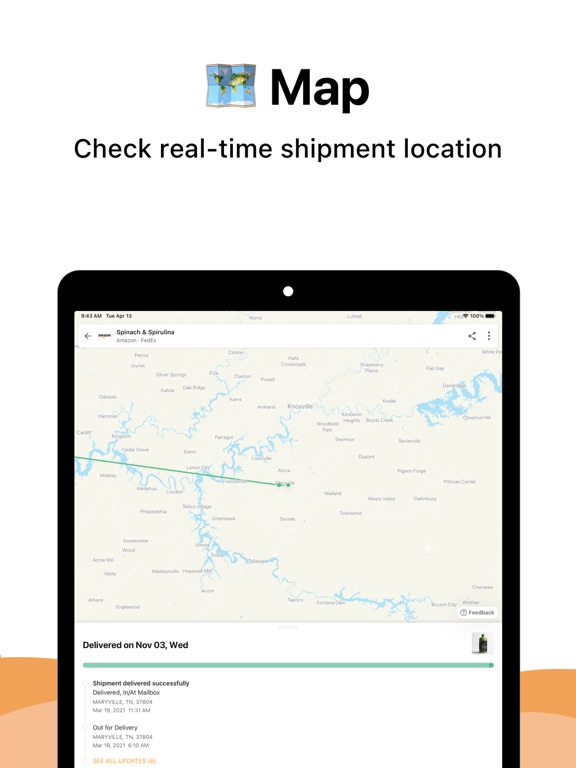 AfterShip Package Tracker screenshot 2