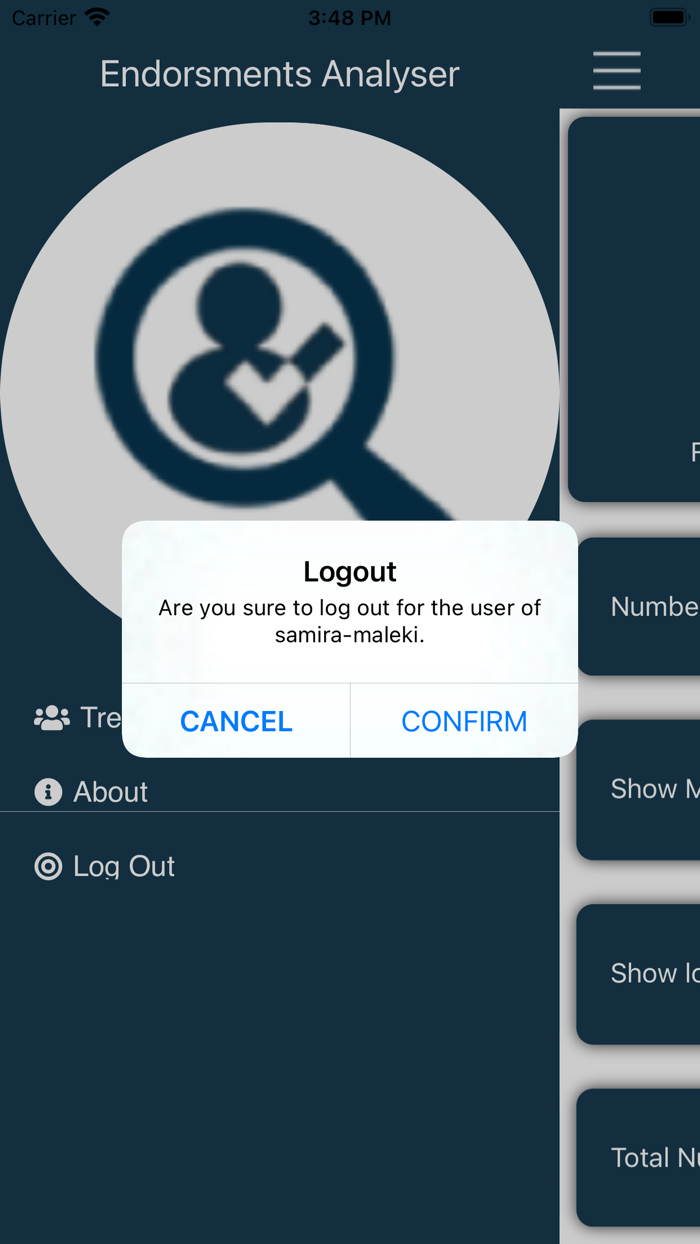 Endorsments Analyser