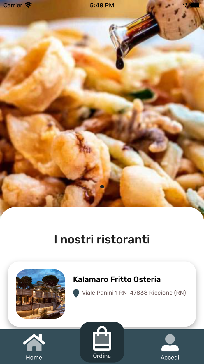 Kalamaro Fritto Osteria