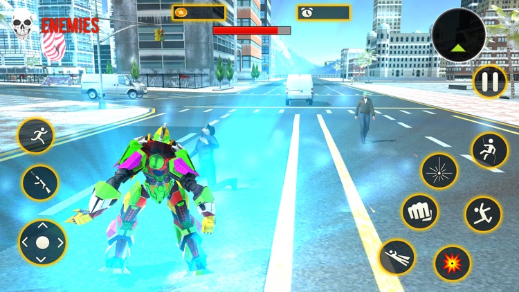 Robot Rope Hero: Crime Fighter