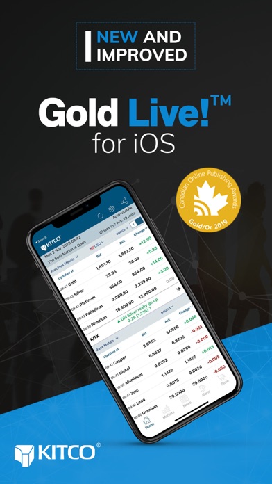 How to cancel & delete Gold Live! Gold Price, Silver from iphone & ipad 1