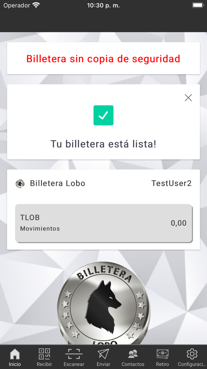 Lobo Billetera Móvil