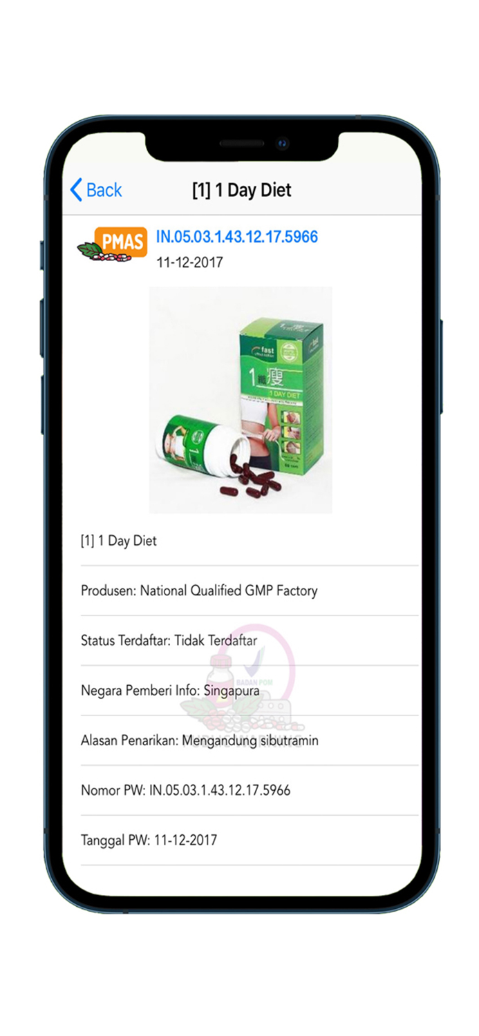 BPOM e-Public Warning OT  SK