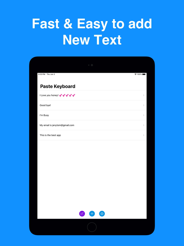 Paste Keyboard - Fast Copy app