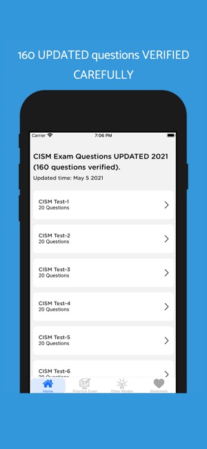 Latest CISM Exam Pattern