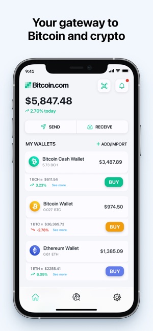 Bitcoin Wallet Buy Btc Bch On The App Store