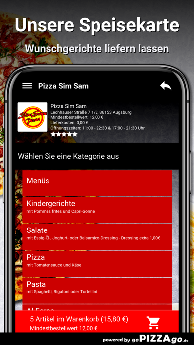 Pizza Sim Sam Augsburg screenshot 4