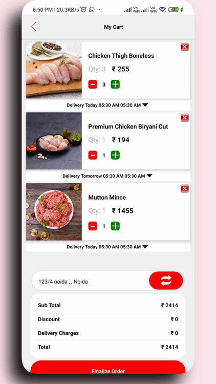 Meaticious App