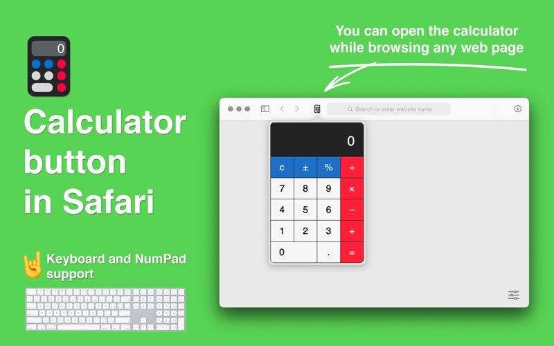 Calculator for Safari