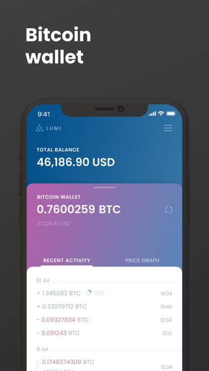 Lumi Crypto & Bitcoin Wallet screenshot-4