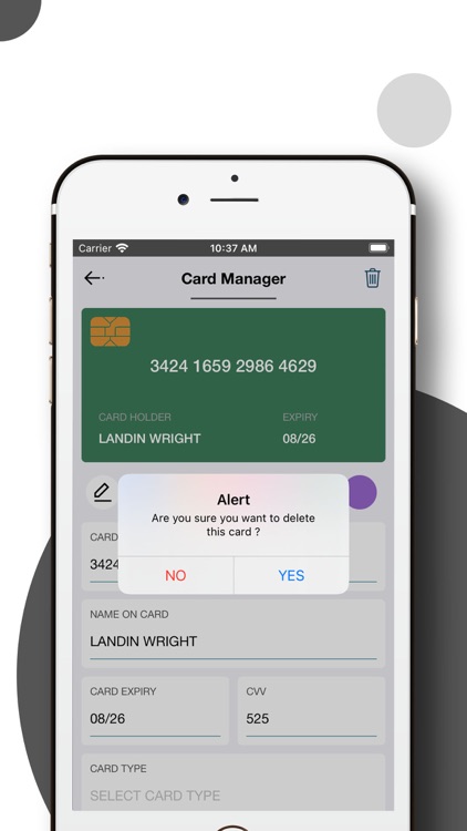 Credit, Debit Card Manager screenshot-3