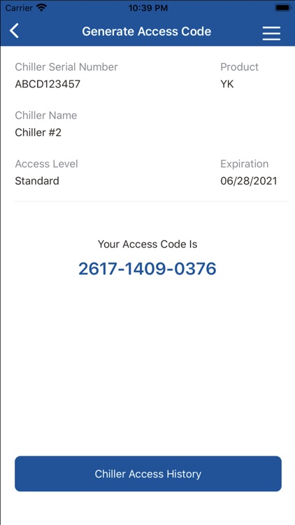 YORK Chiller Access Manager