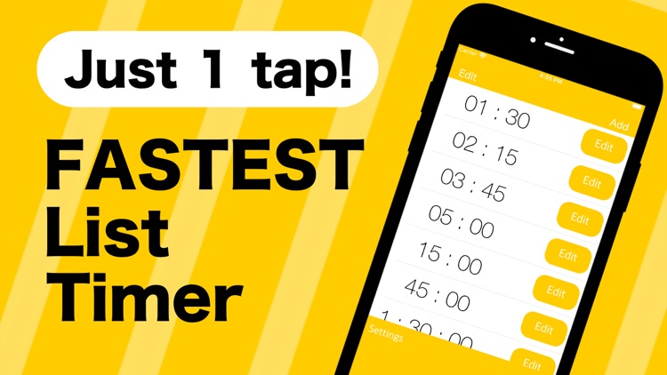 Fast List Timer