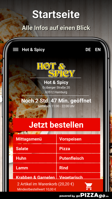 Hot & Spicy Hainburg screenshot 2