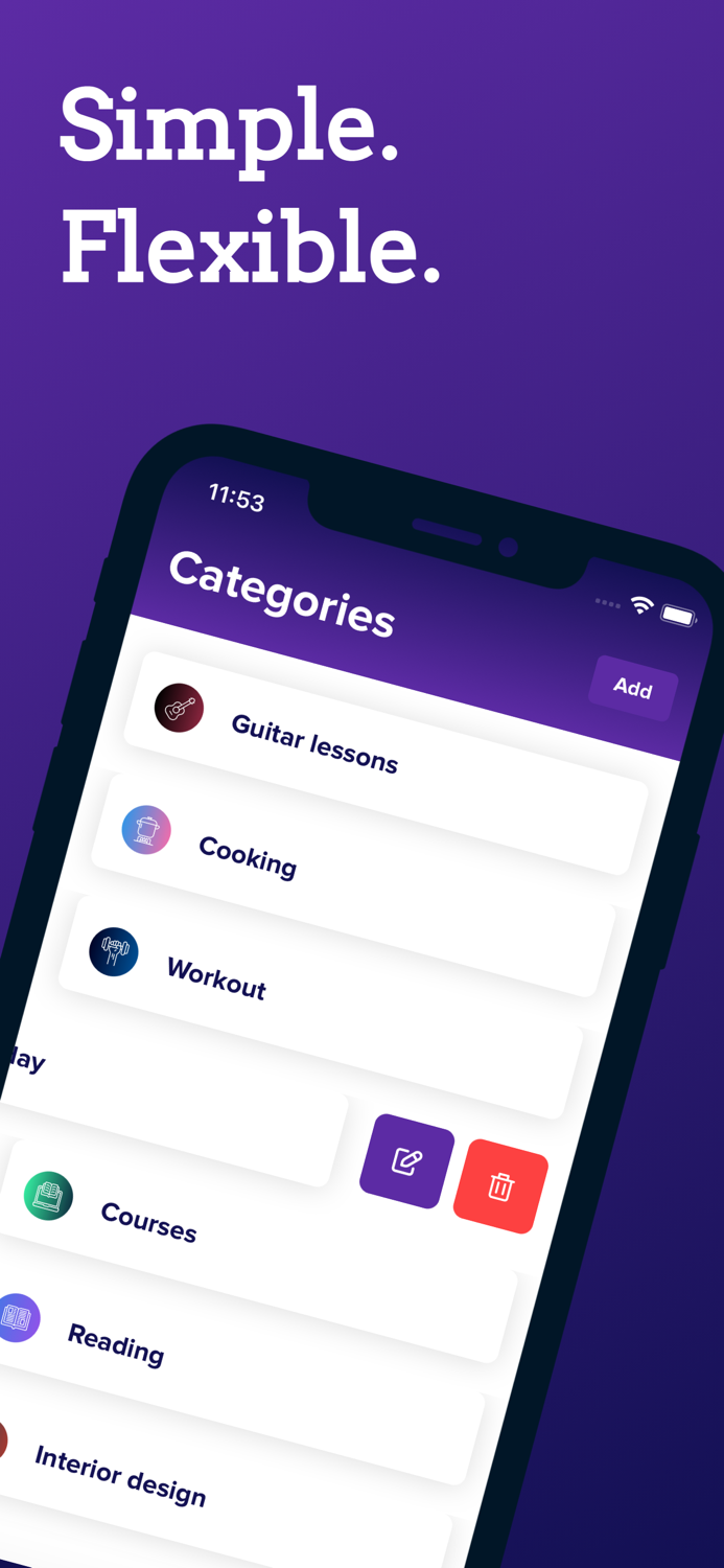 Vik - Weekly planner